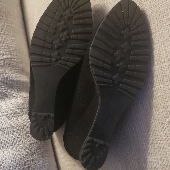 Ellen Tracy Black ⚫ Wedge Shoes Sz 6.5 - Picture 5 of 11